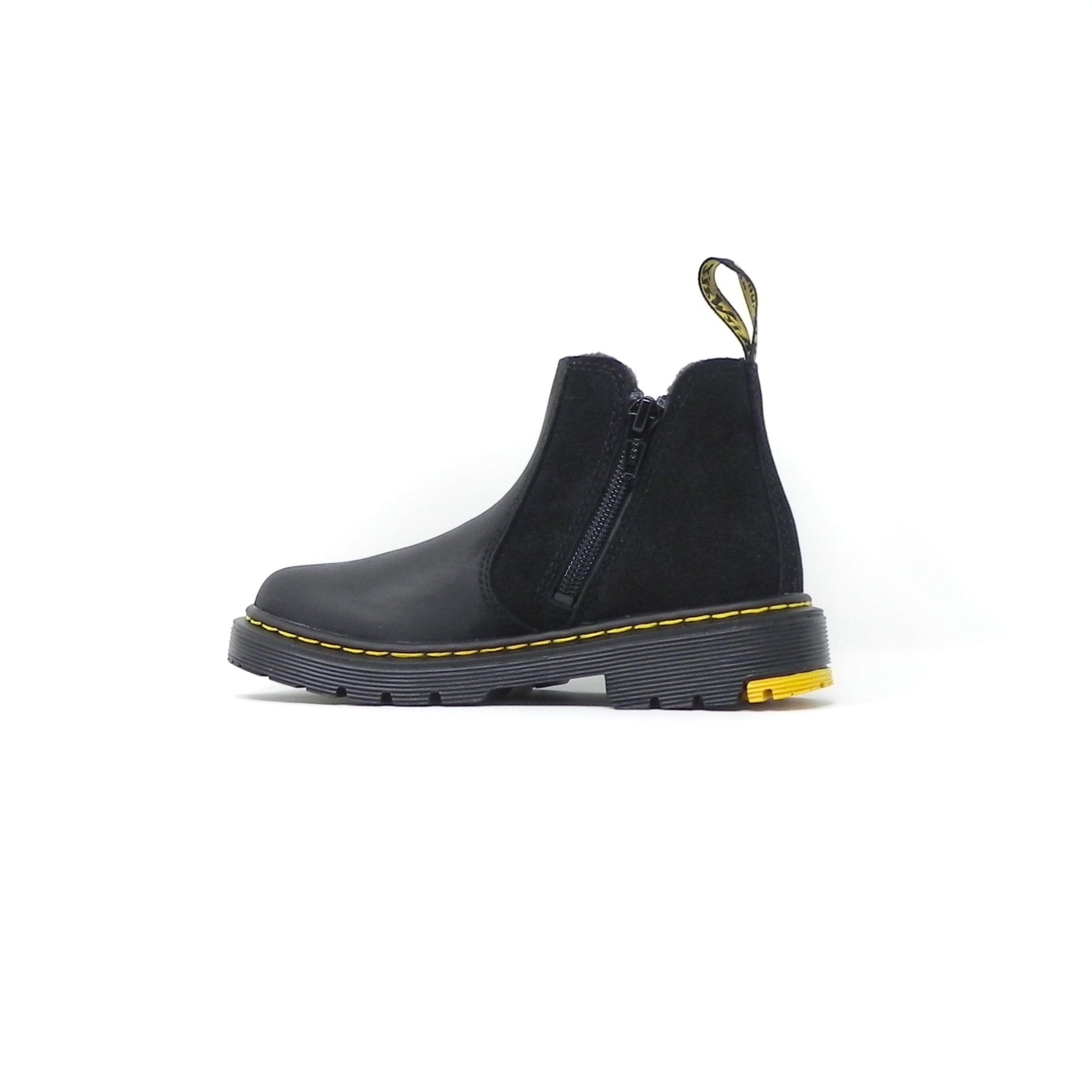 DR. MARTENS - Stivaletti Chelsea 2976 Wintergrip Black Yellowstone