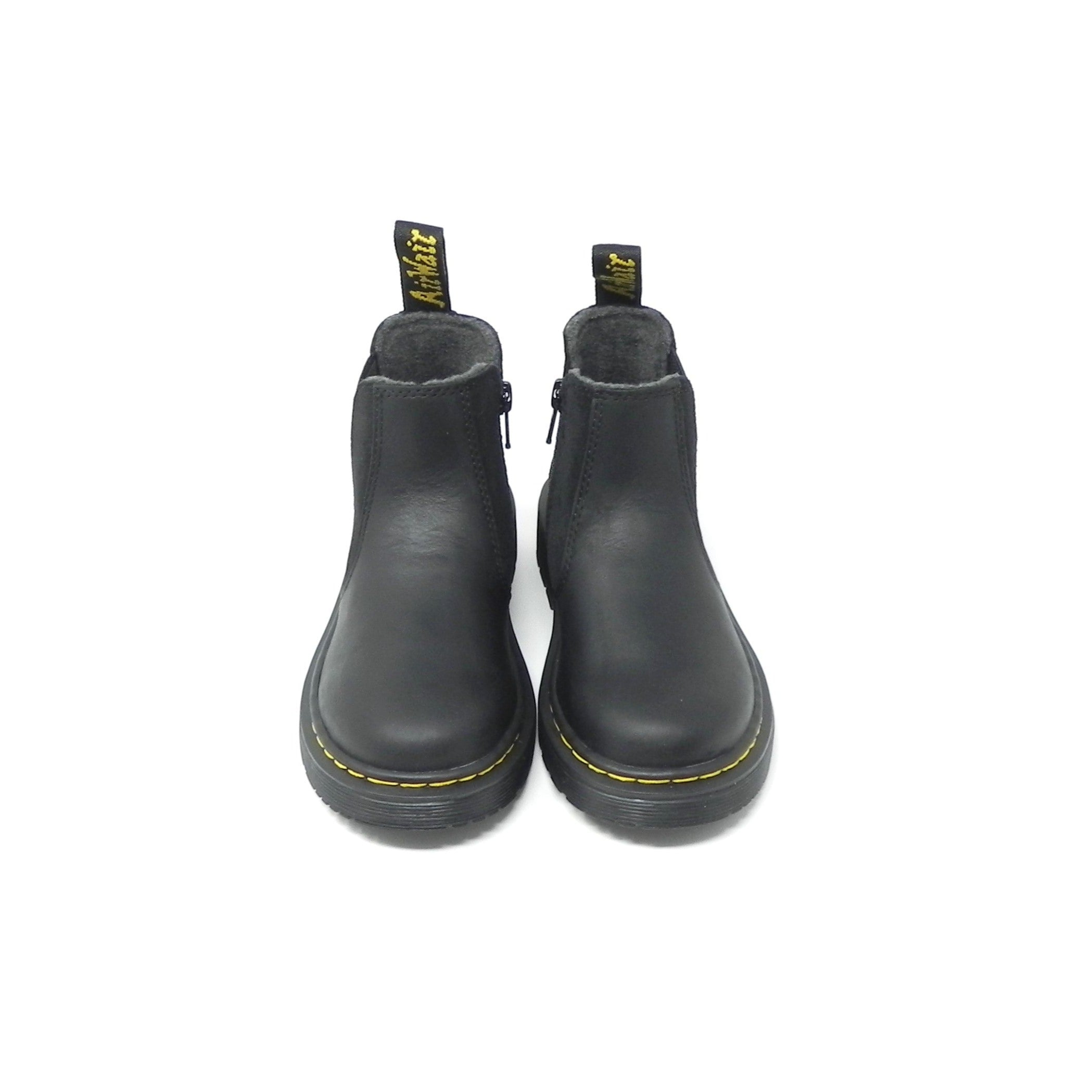 DR. MARTENS - Stivaletti Chelsea 2976 Wintergrip Black Yellowstone