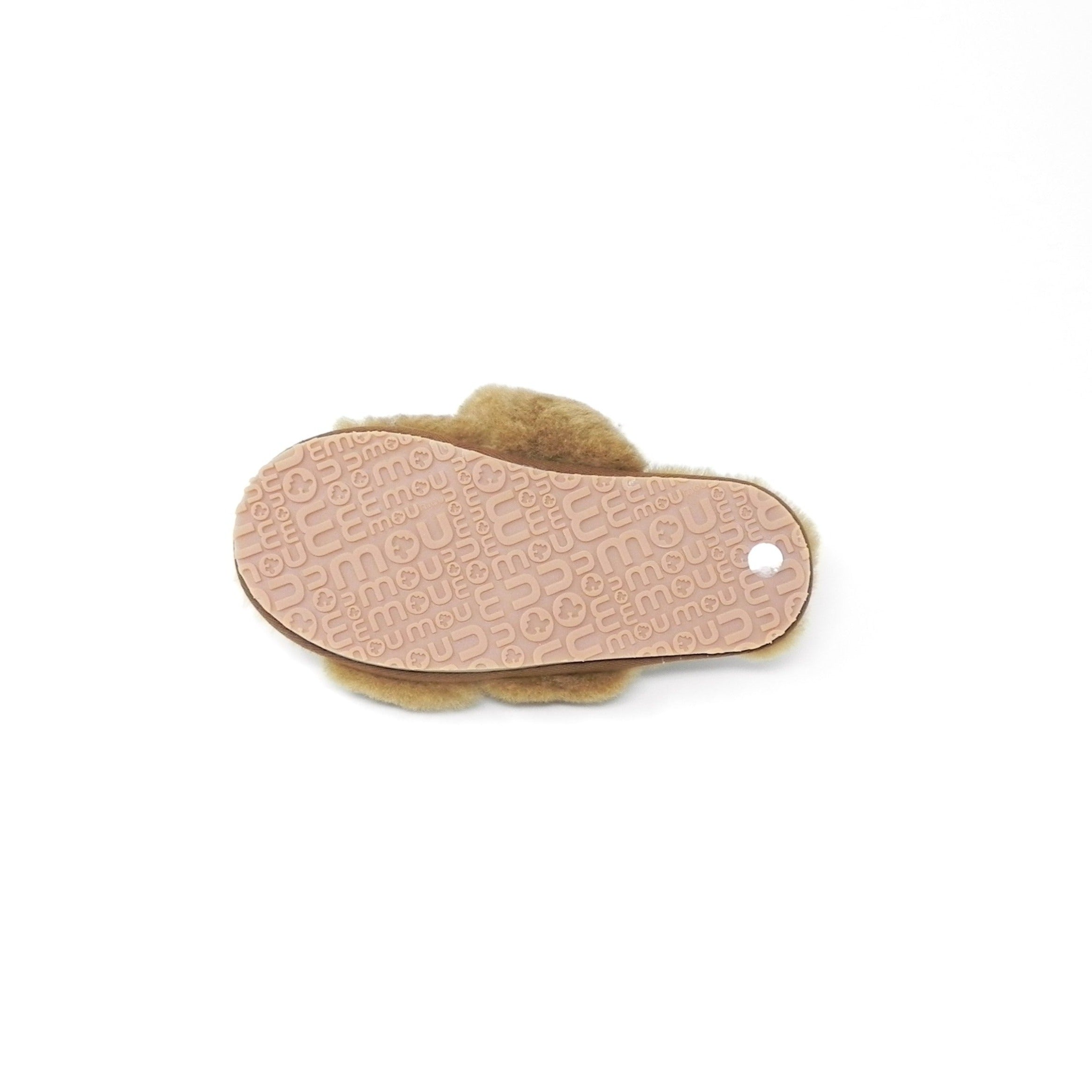 MOU - 2 stripes sheepskin fur slipper
