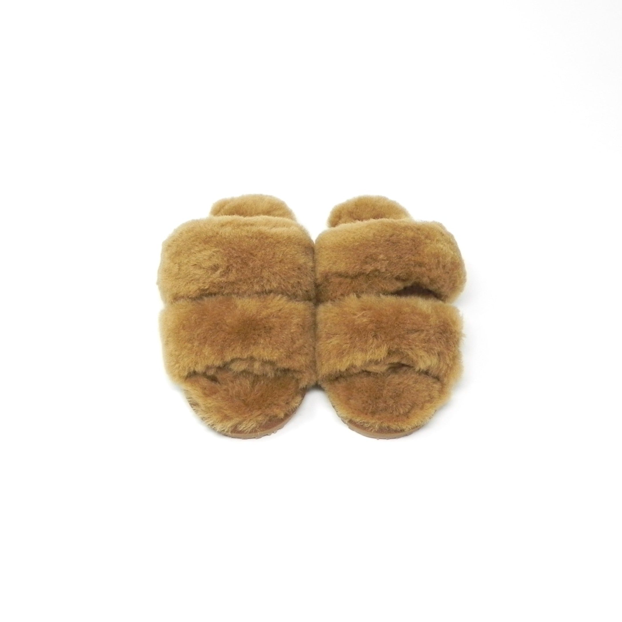 MOU - 2 stripes sheepskin fur slipper