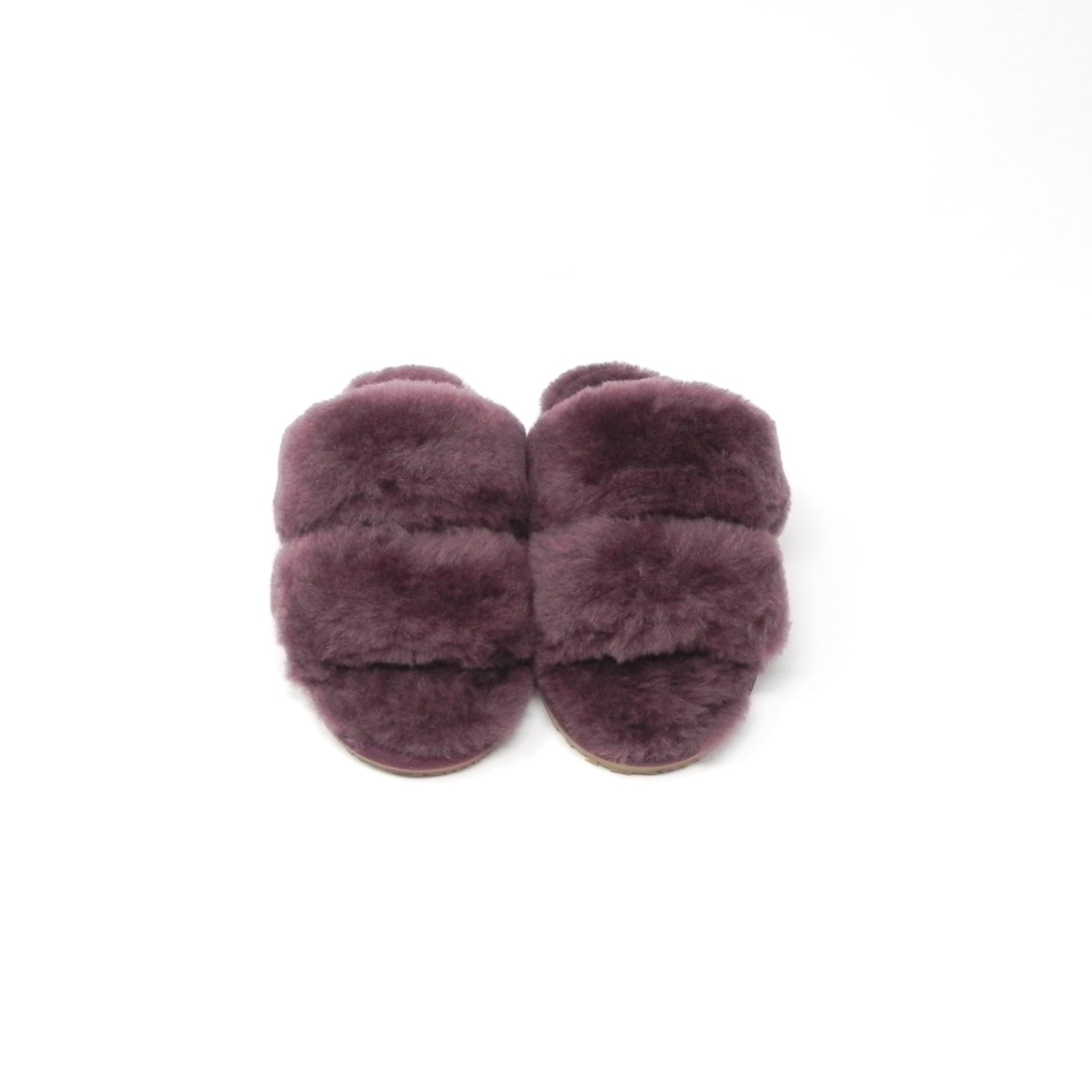 MOU - 2 stripes sheepskin fur slipper