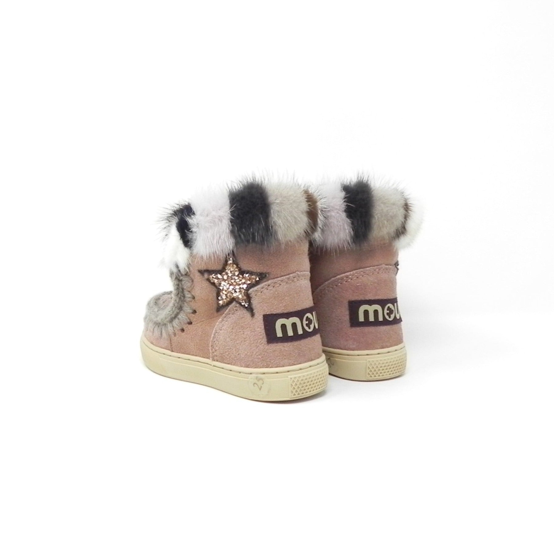 MOU - Stivaletti con pelo Eskimo Sneaker Kid Star