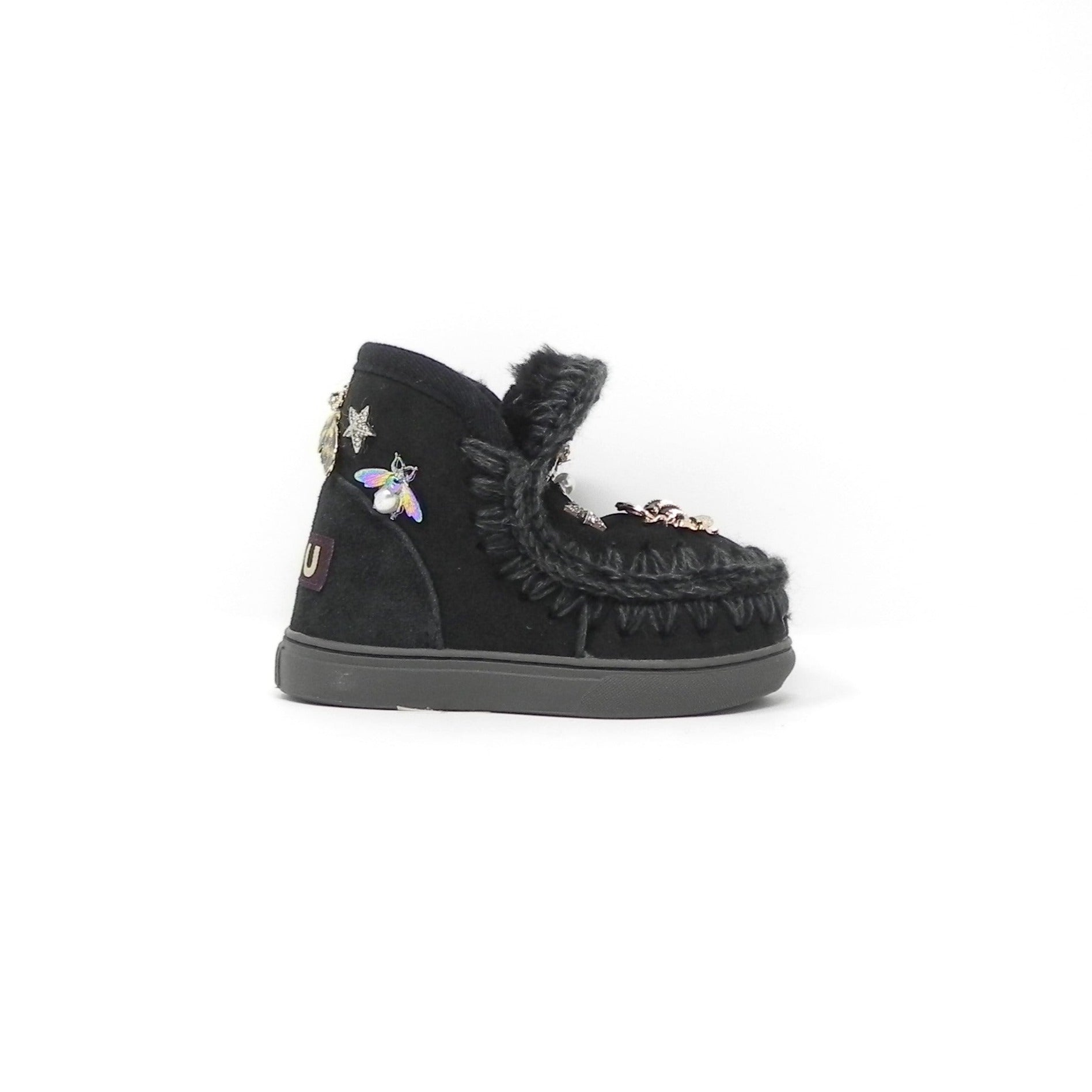 MOU - Stivaletti con pelo Eskimo Sneaker Kid Mixed Accessories