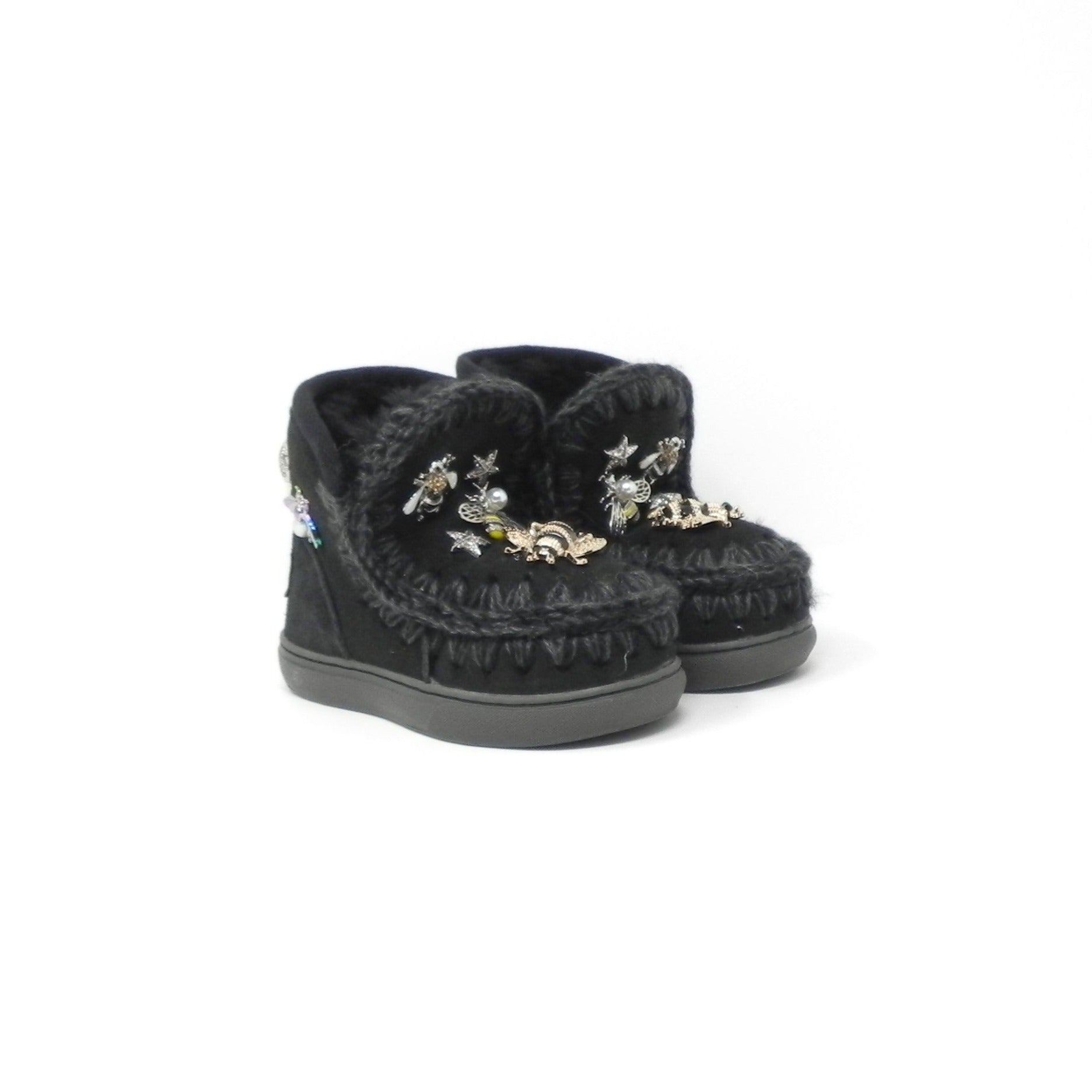 MOU - Stivaletti con pelo Eskimo Sneaker Kid Mixed Accessories