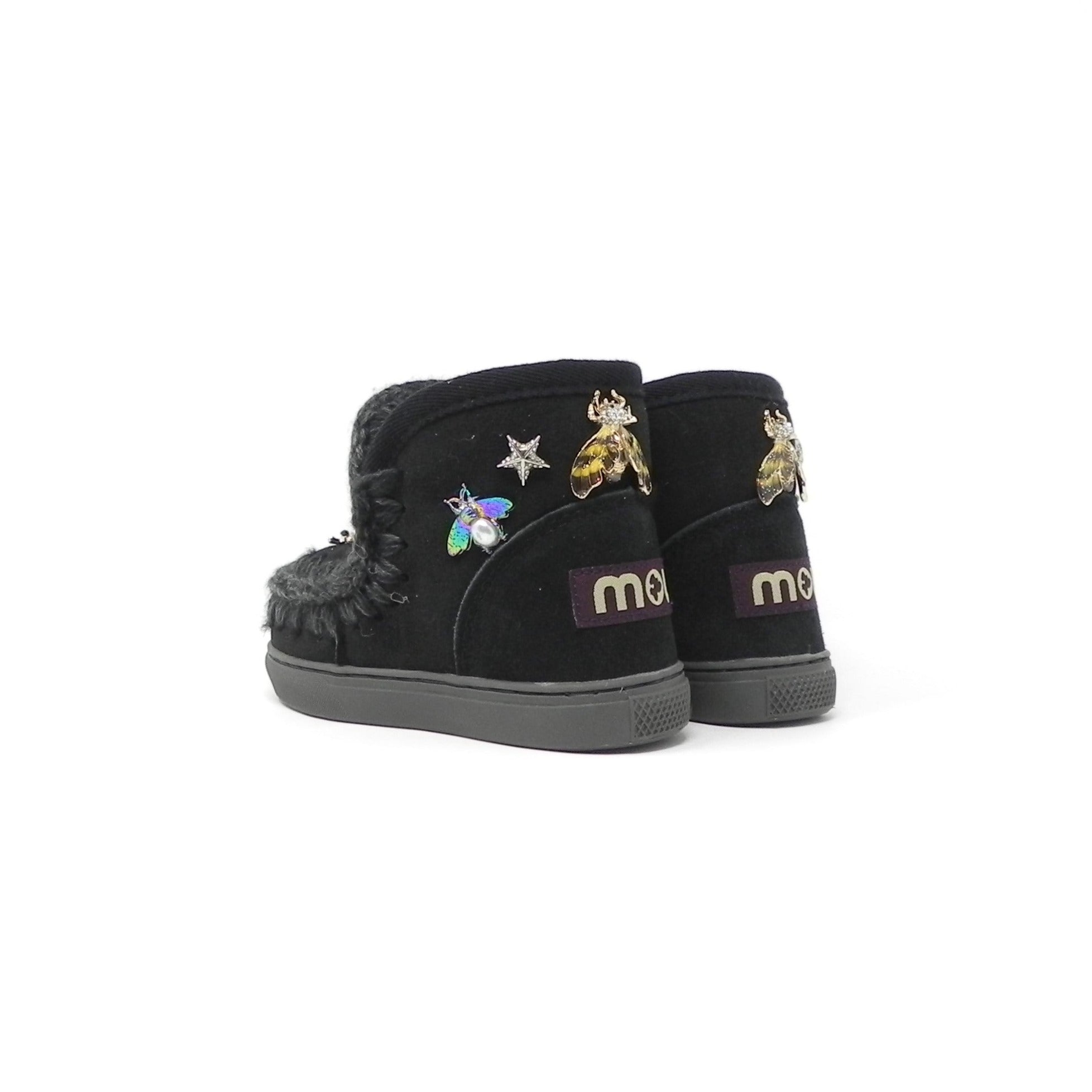 MOU - Stivaletti con pelo Eskimo Sneaker Kid Mixed Accessories