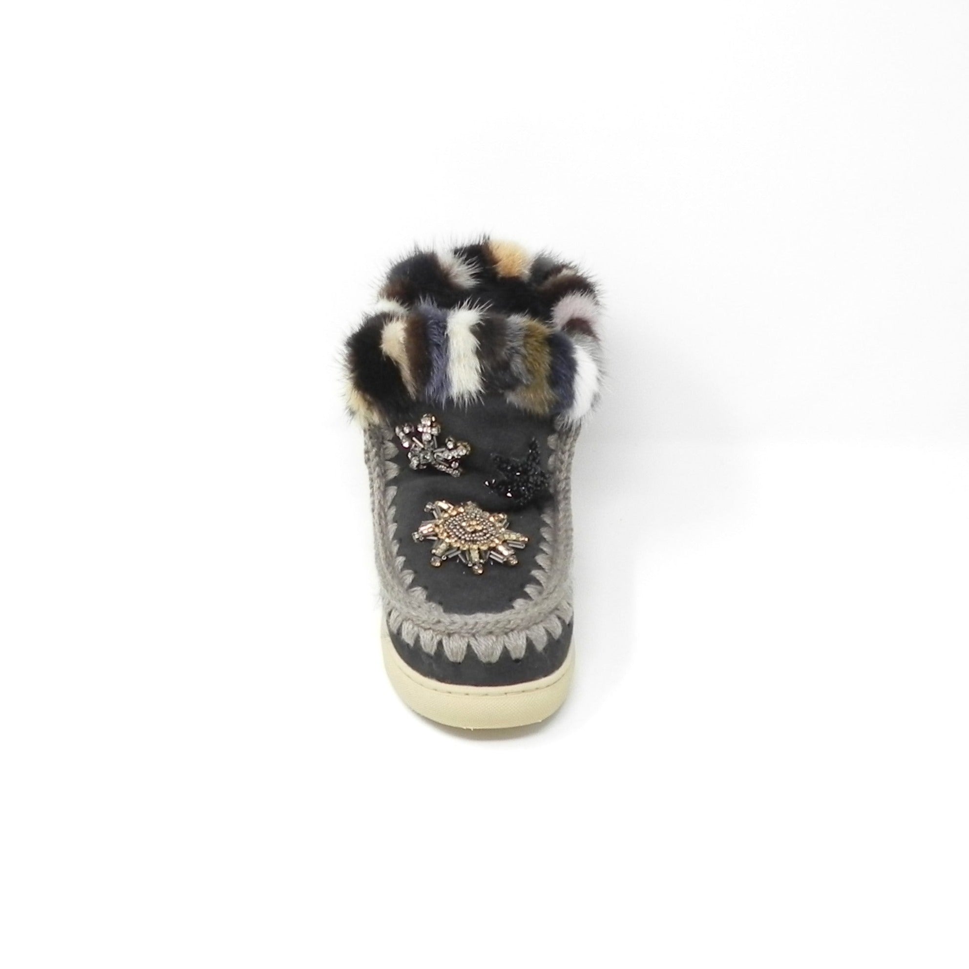 MOU - Stivaletti con pelo Eskimo Sneaker Kid Star