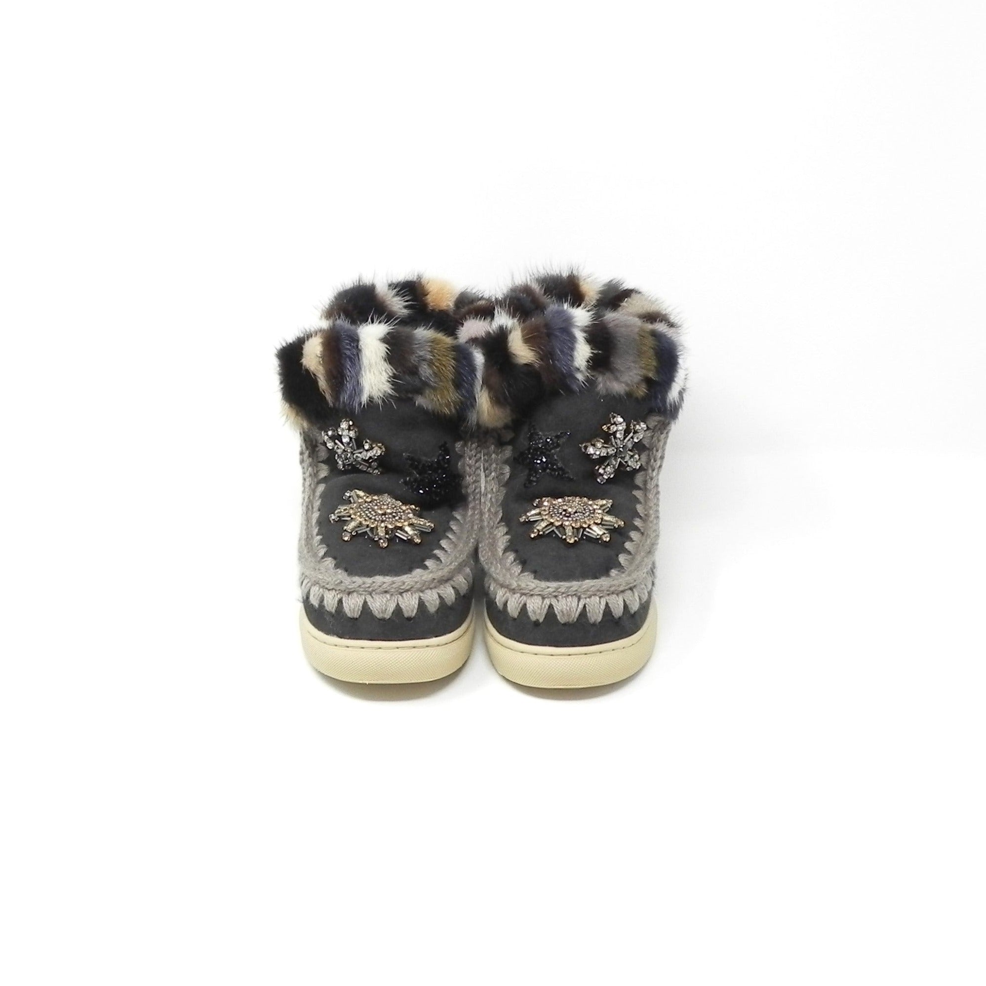 MOU - Stivaletti con pelo Eskimo Sneaker Kid Star