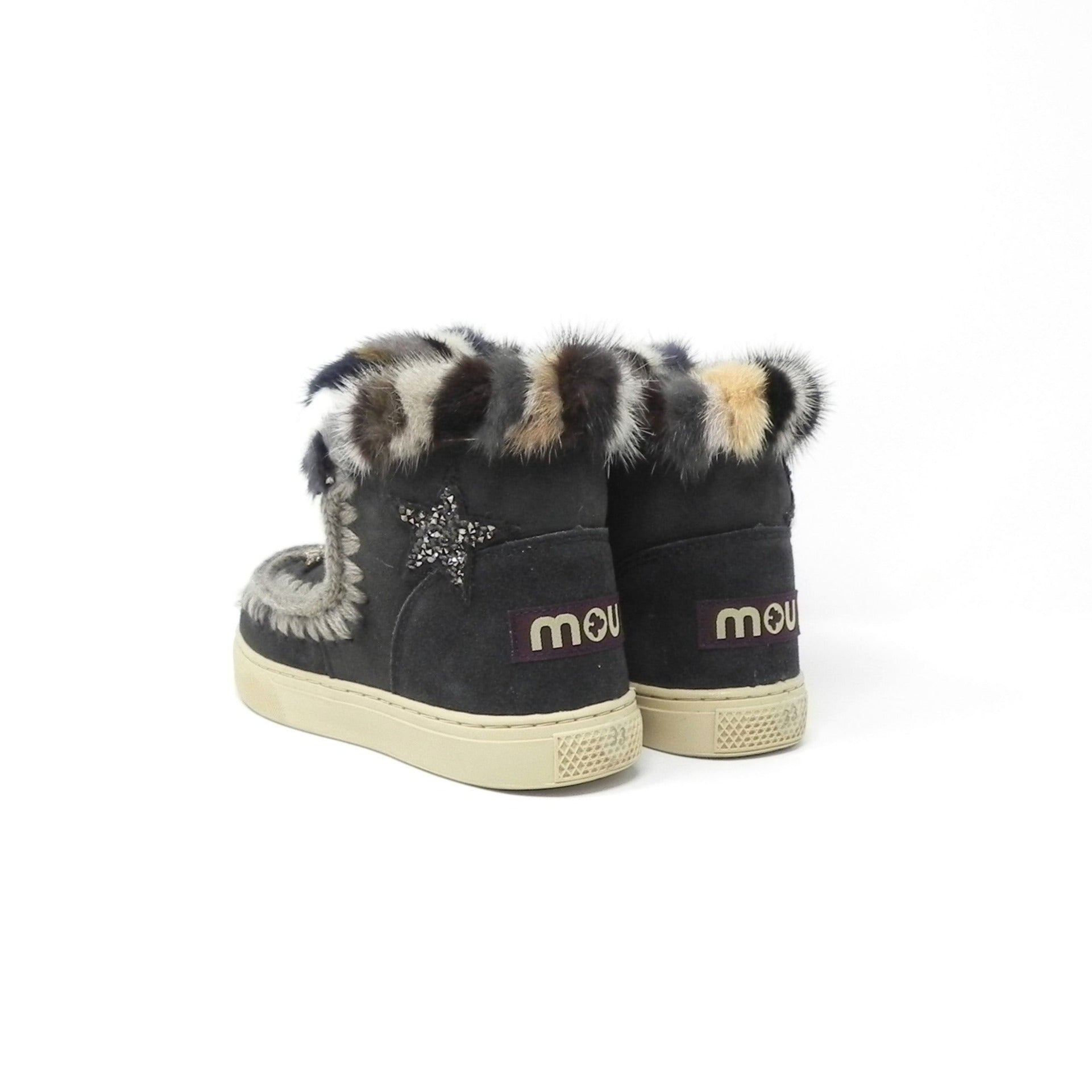 MOU - Stivaletti con pelo Eskimo Sneaker Kid Star