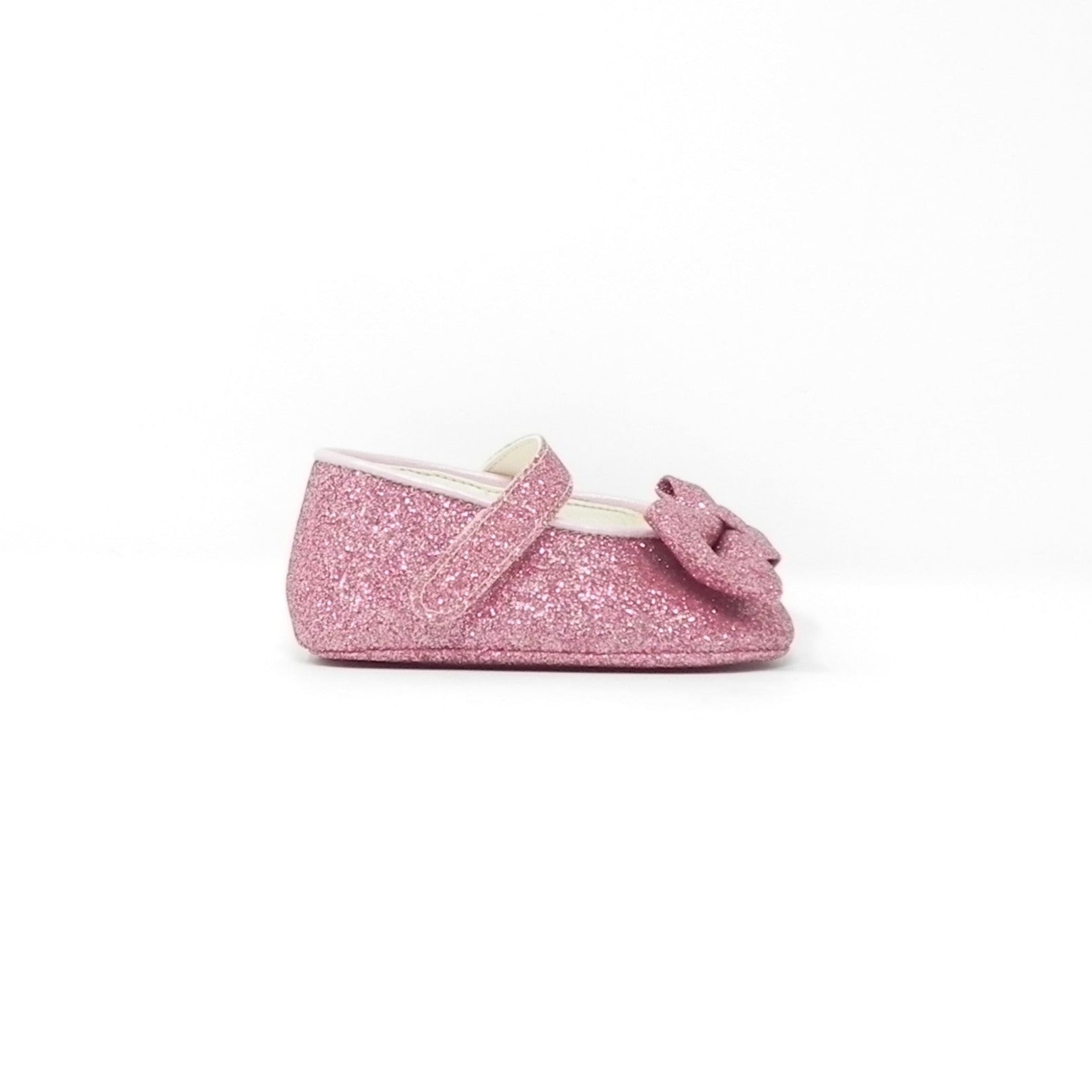 BABY CHICK - Ballerine Culla in pelle e glitter