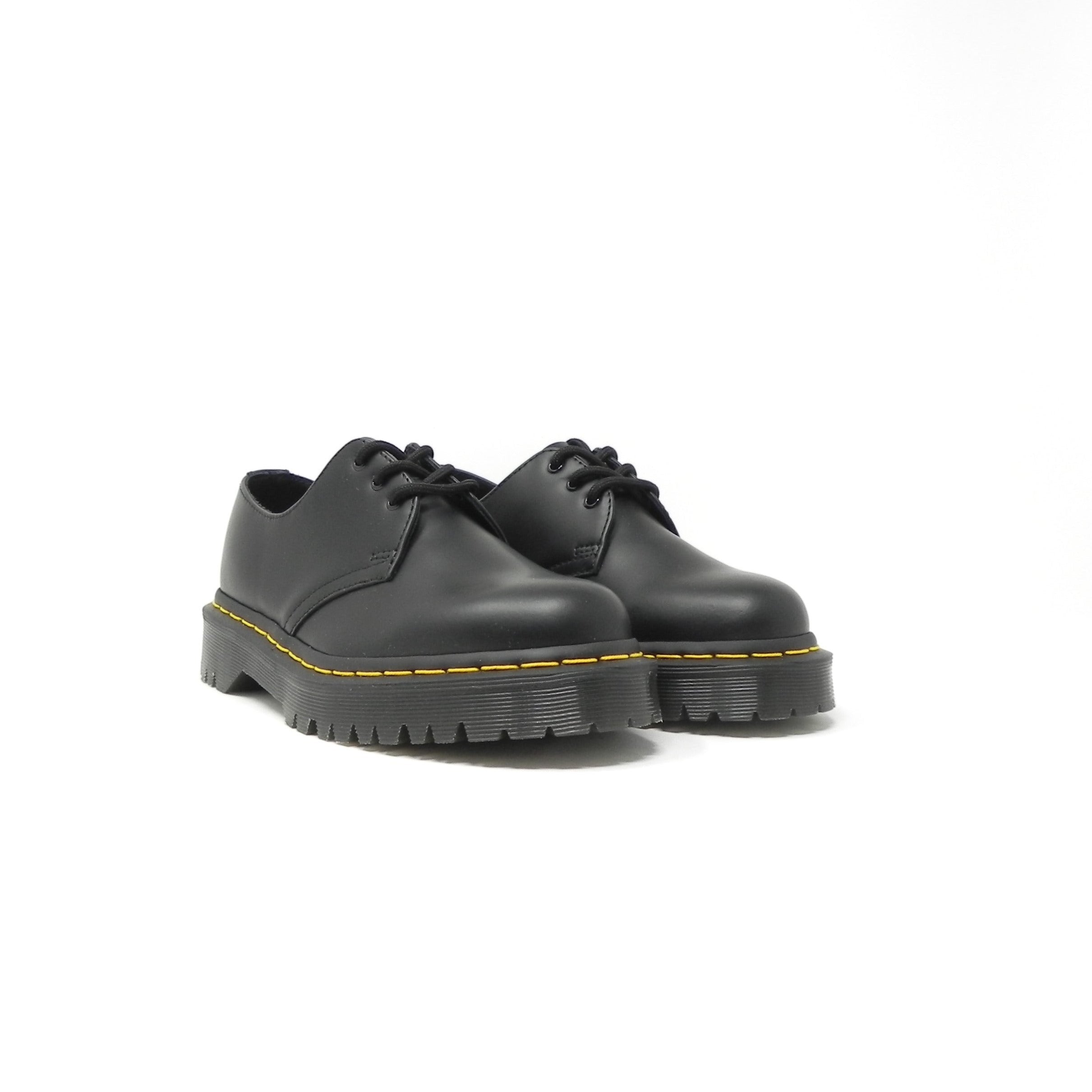 DR. MARTENS - Stringata smooth platform bex