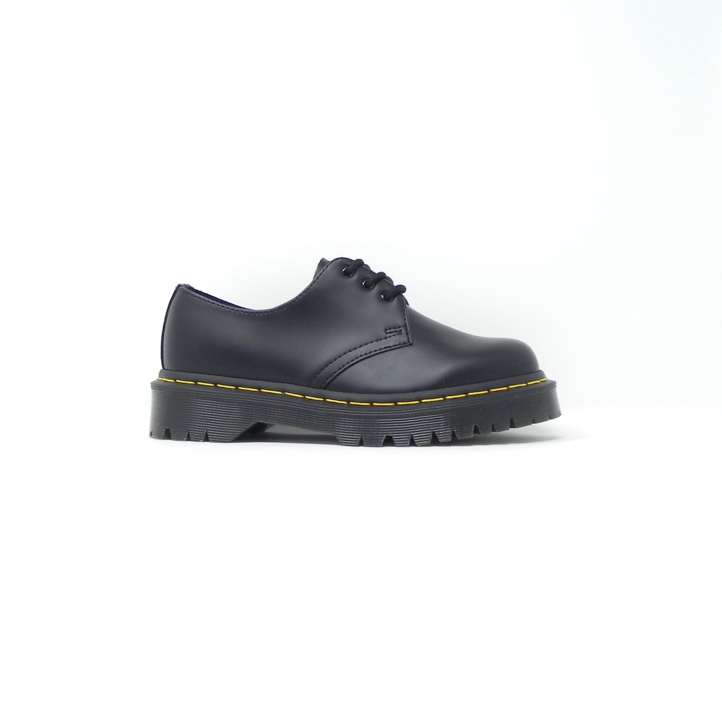 DR. MARTENS - Stringata smooth platform bex