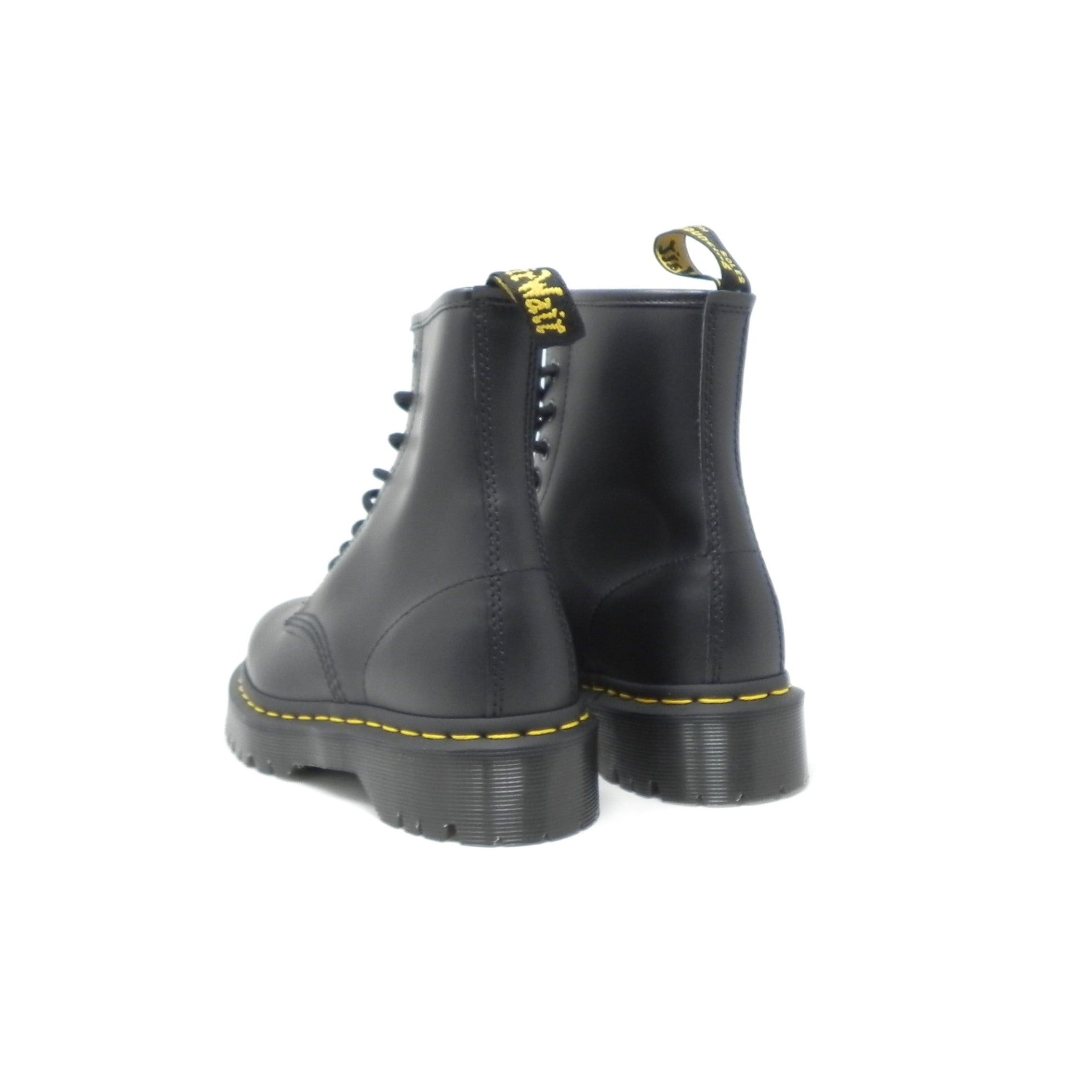 DR. MARTENS - Stivaletti Anfibi platform bex 8 fori l. gialla