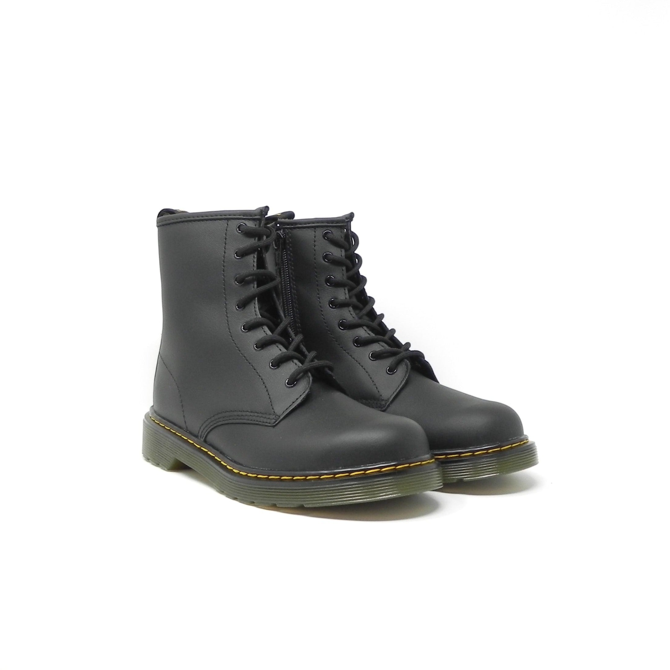 DR. MARTENS - Stivaletti Anfibi Softy t black kid