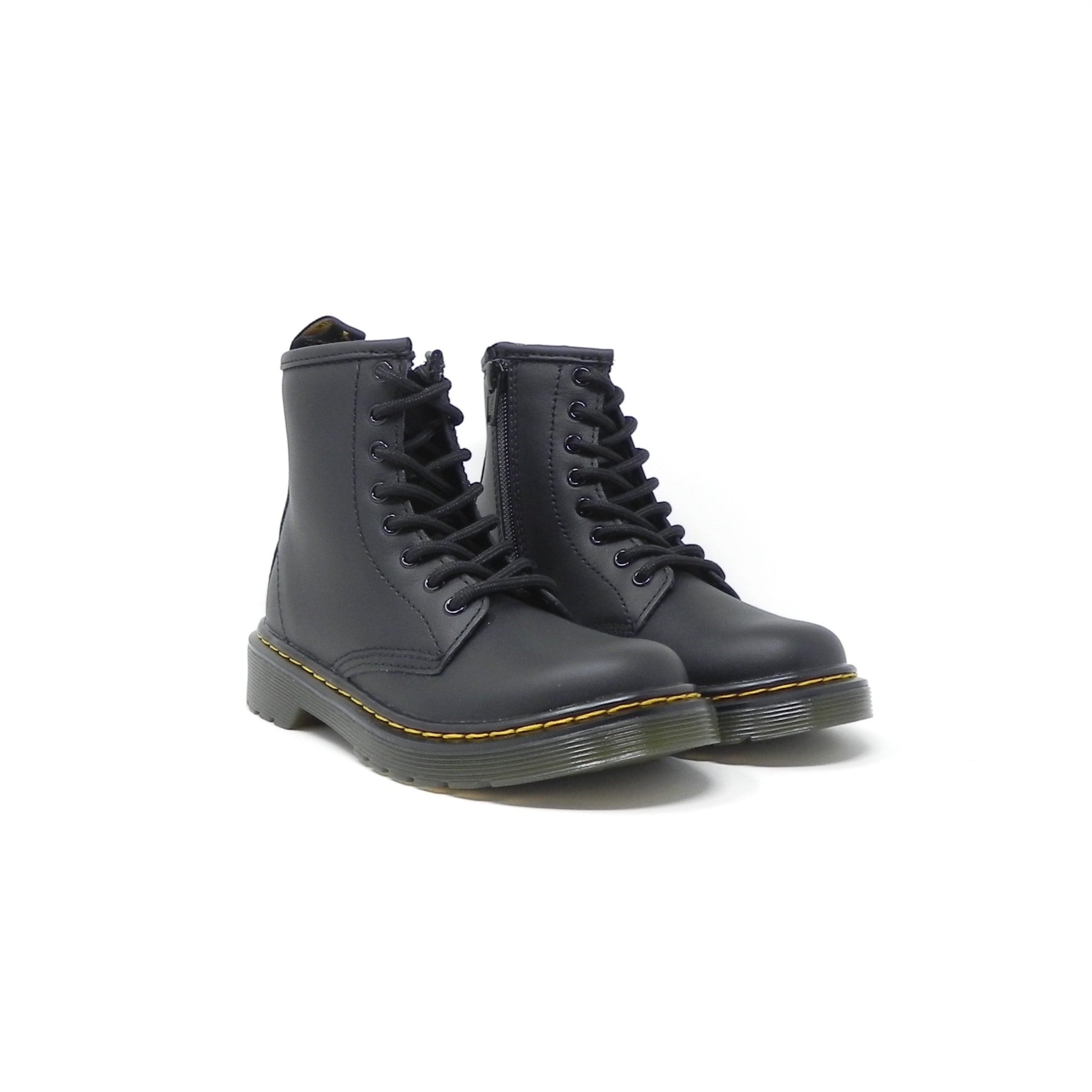 DR. MARTENS - Stivaletti Anfibi Softy t black child