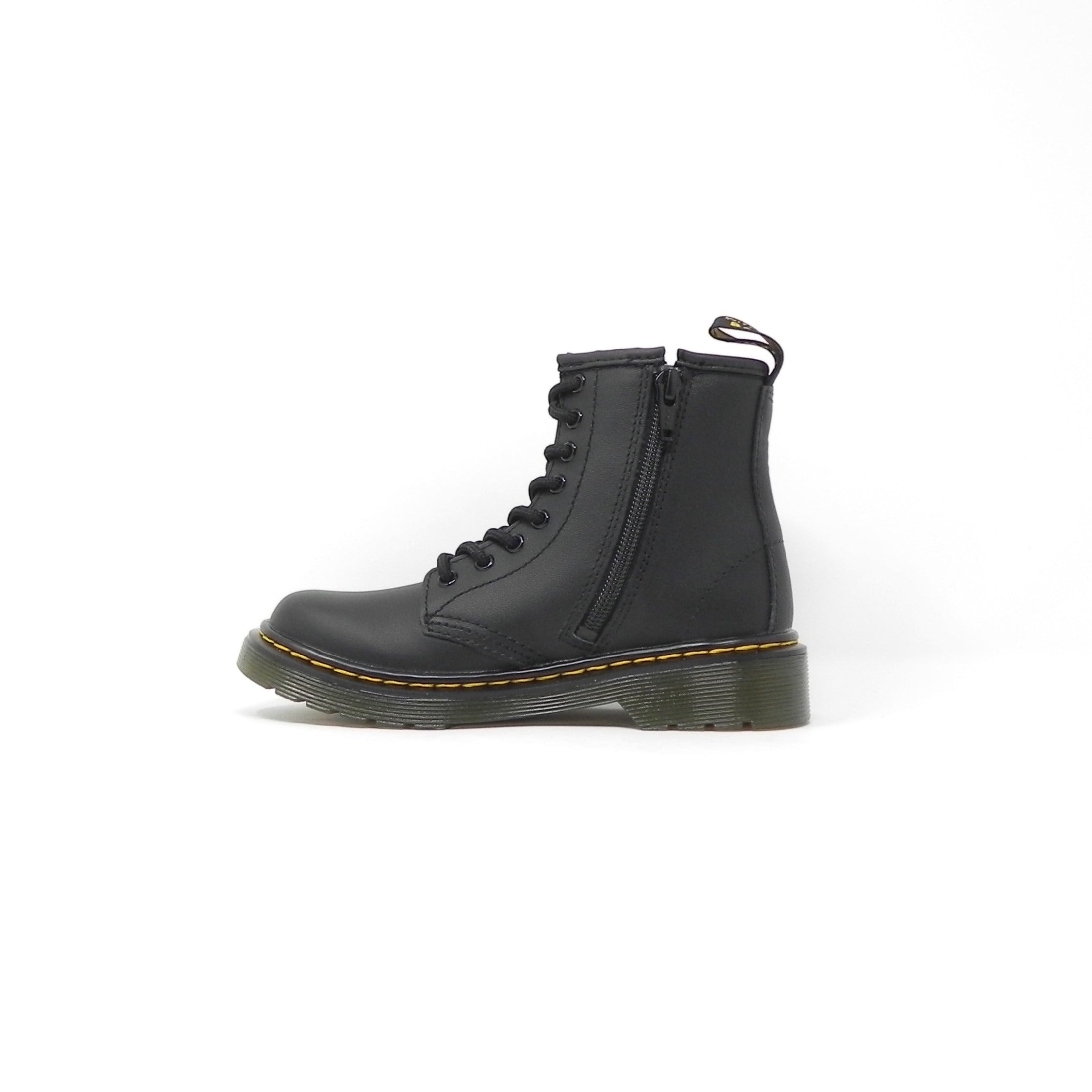 DR. MARTENS - Stivaletti Anfibi Softy t black child