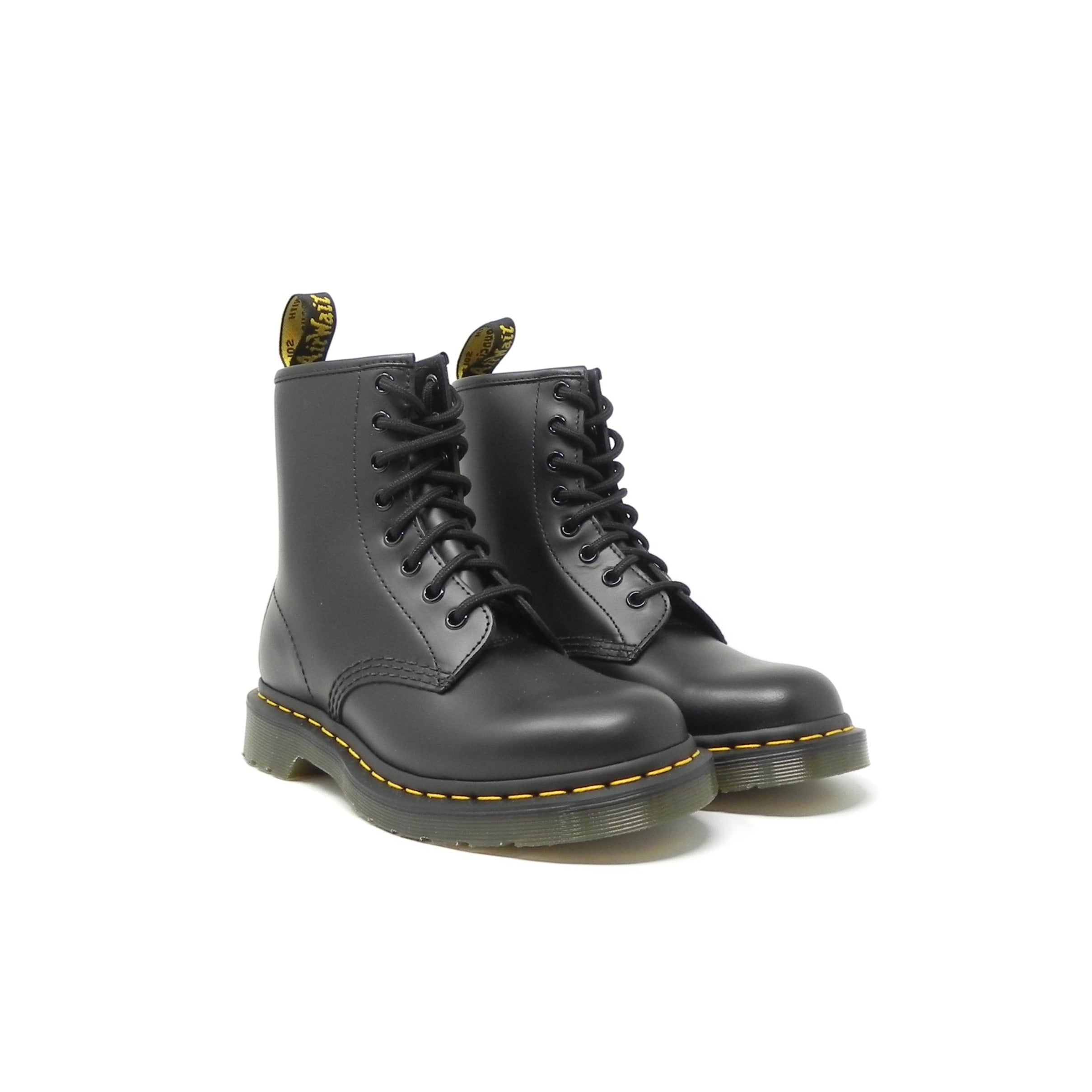 DR. MARTENS - Stivaletti SMOOTH 8 FORI L/GIALLA