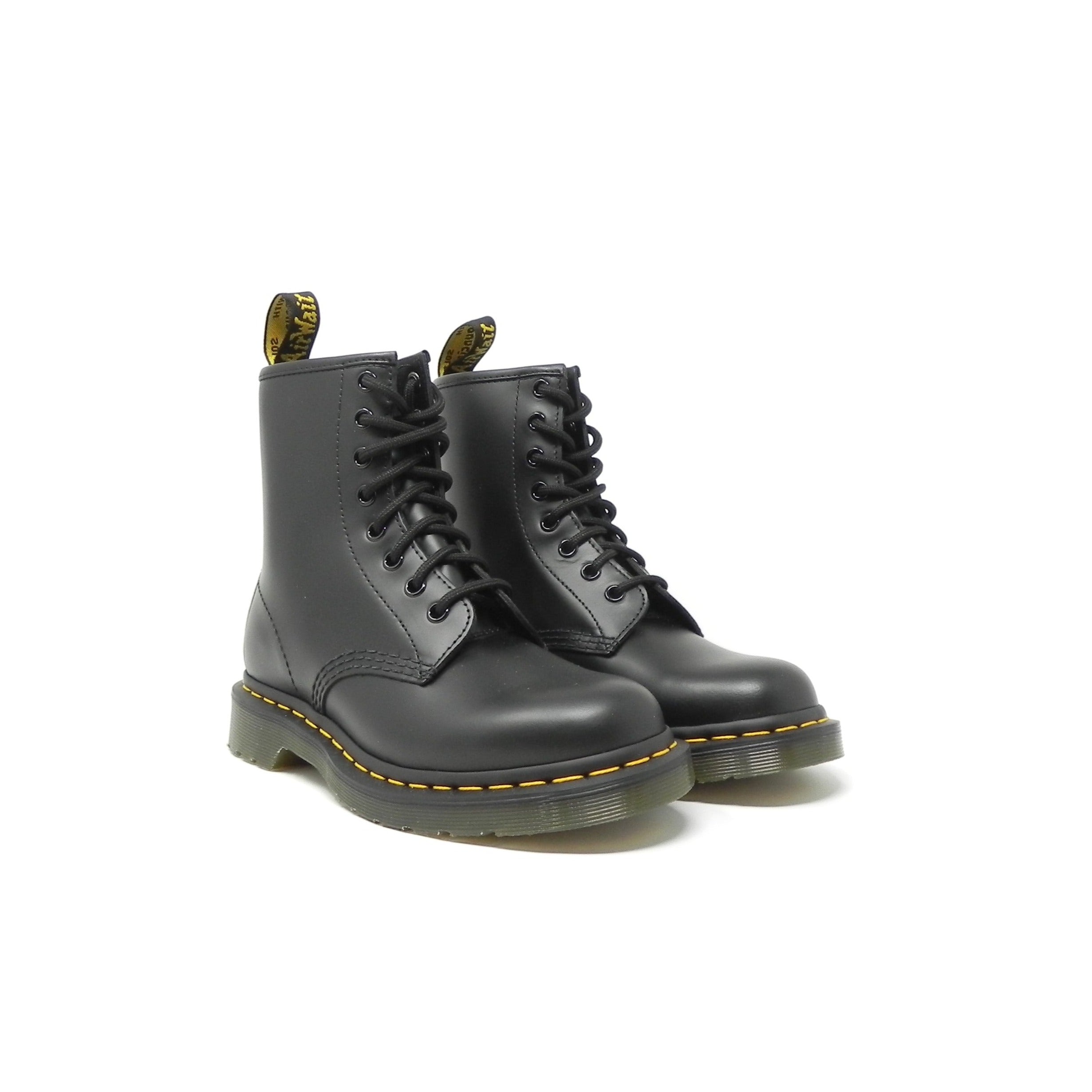 DR. MARTENS - Stivaletti SMOOTH 8 FORI L/GIALLA