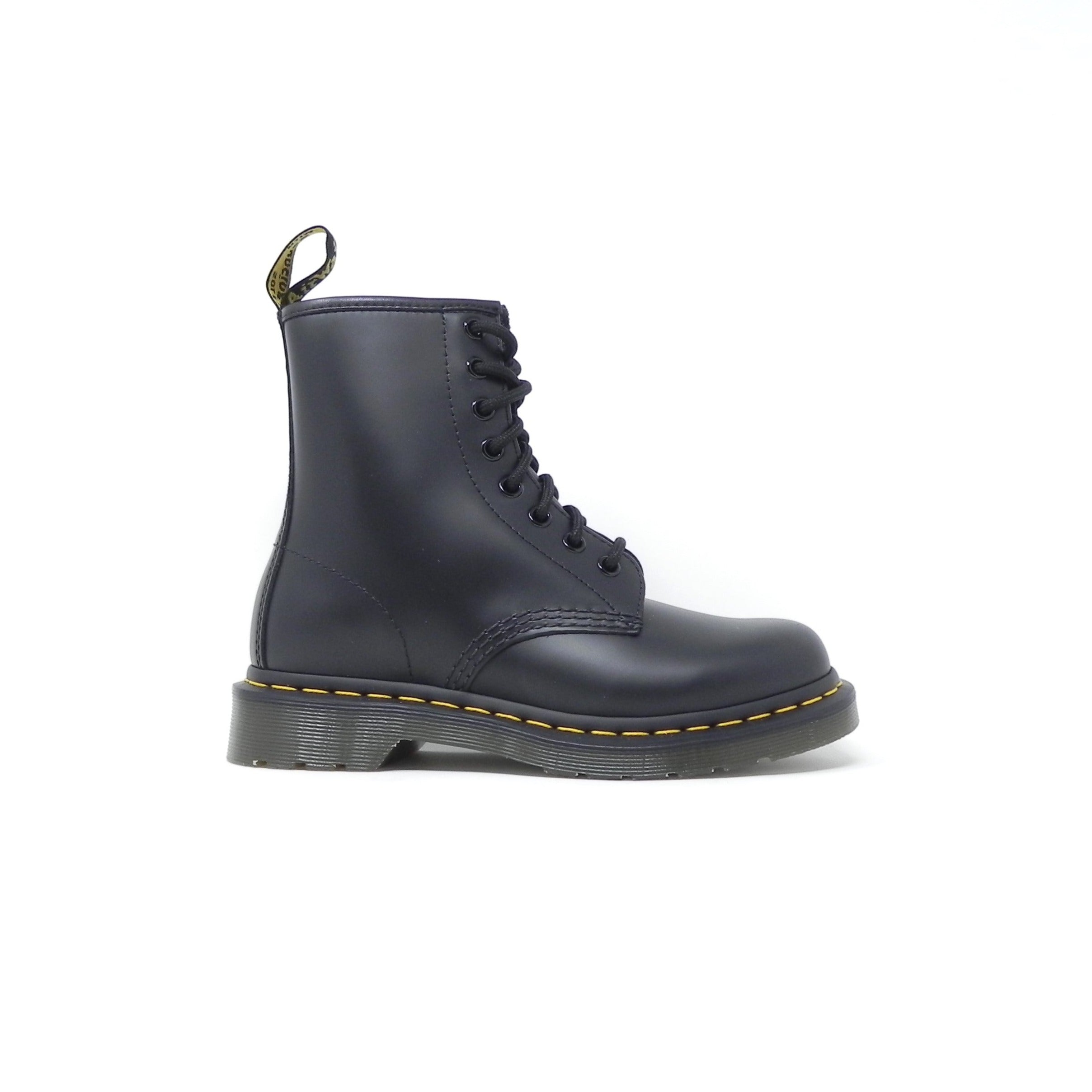 DR. MARTENS - Stivaletti SMOOTH 8 FORI L/GIALLA