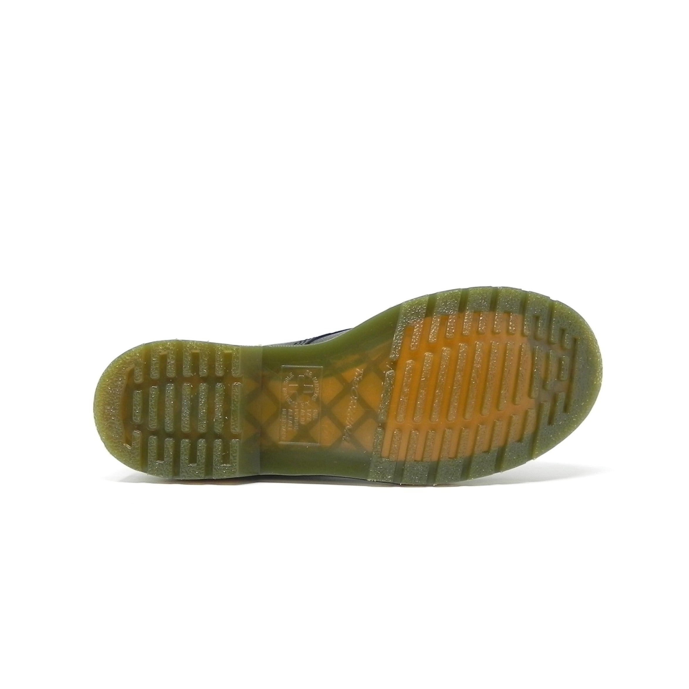 DR. MARTENS - Stivaletti Anfibi Pascal Virginia 8 fori linea gialla