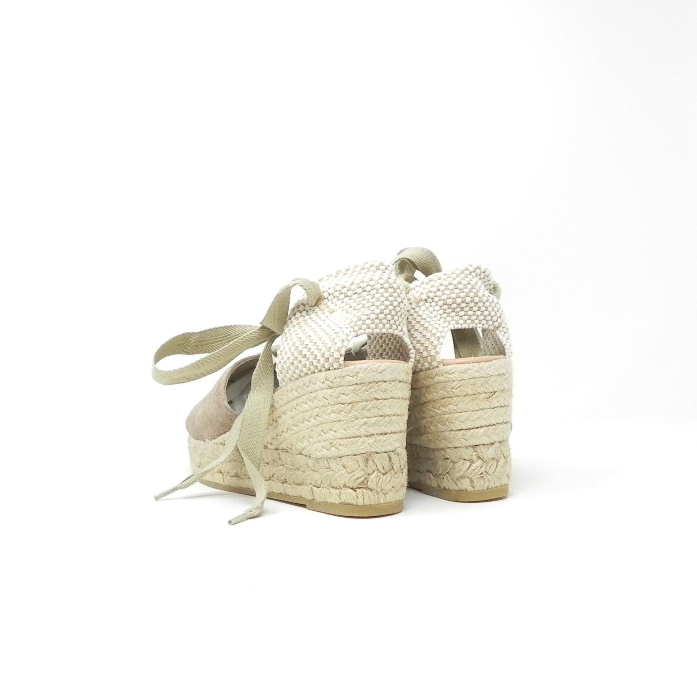 GAIMO - Espadrillas in pelle con zeppa