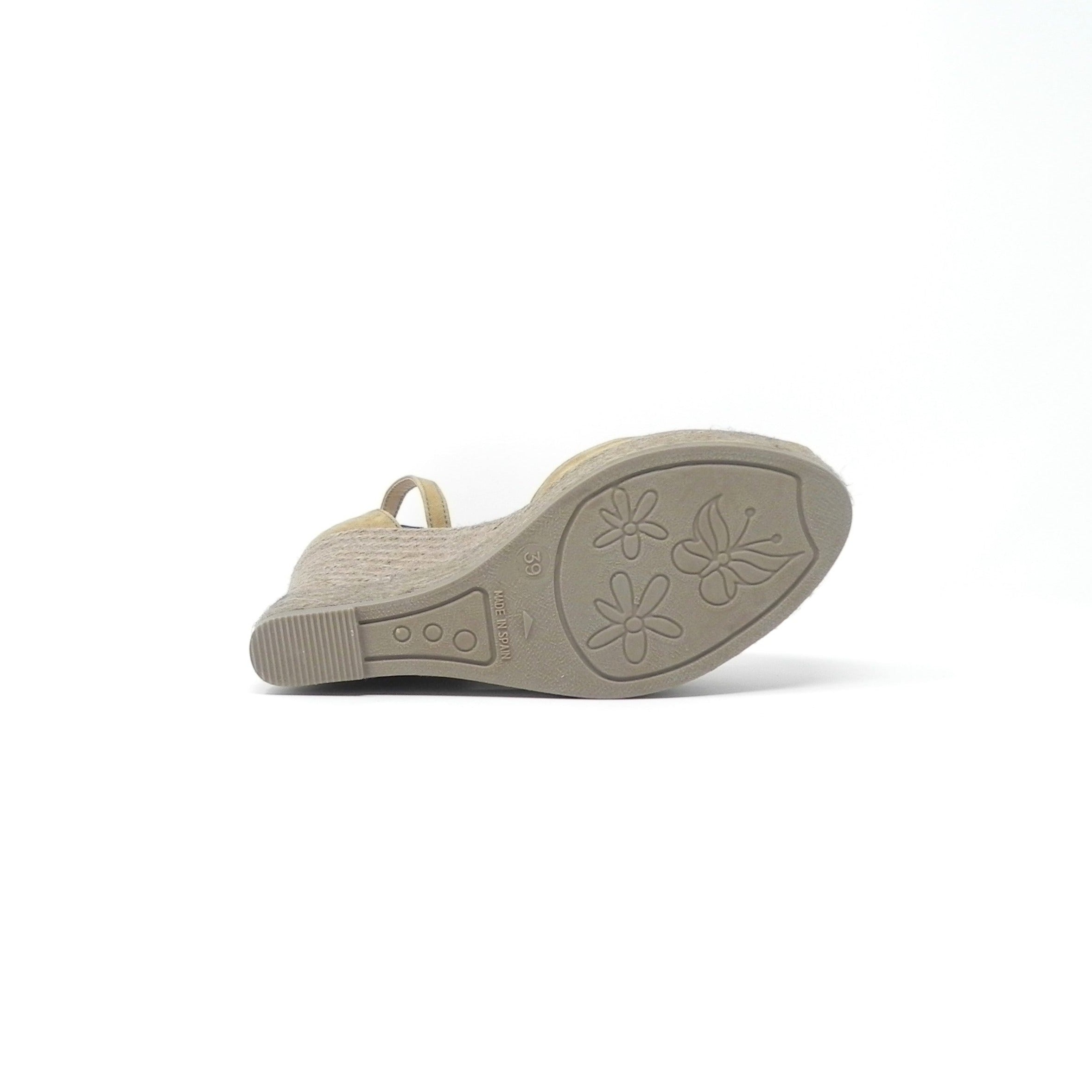 GAIMO - Espadrillas in pelle con zeppa alta
