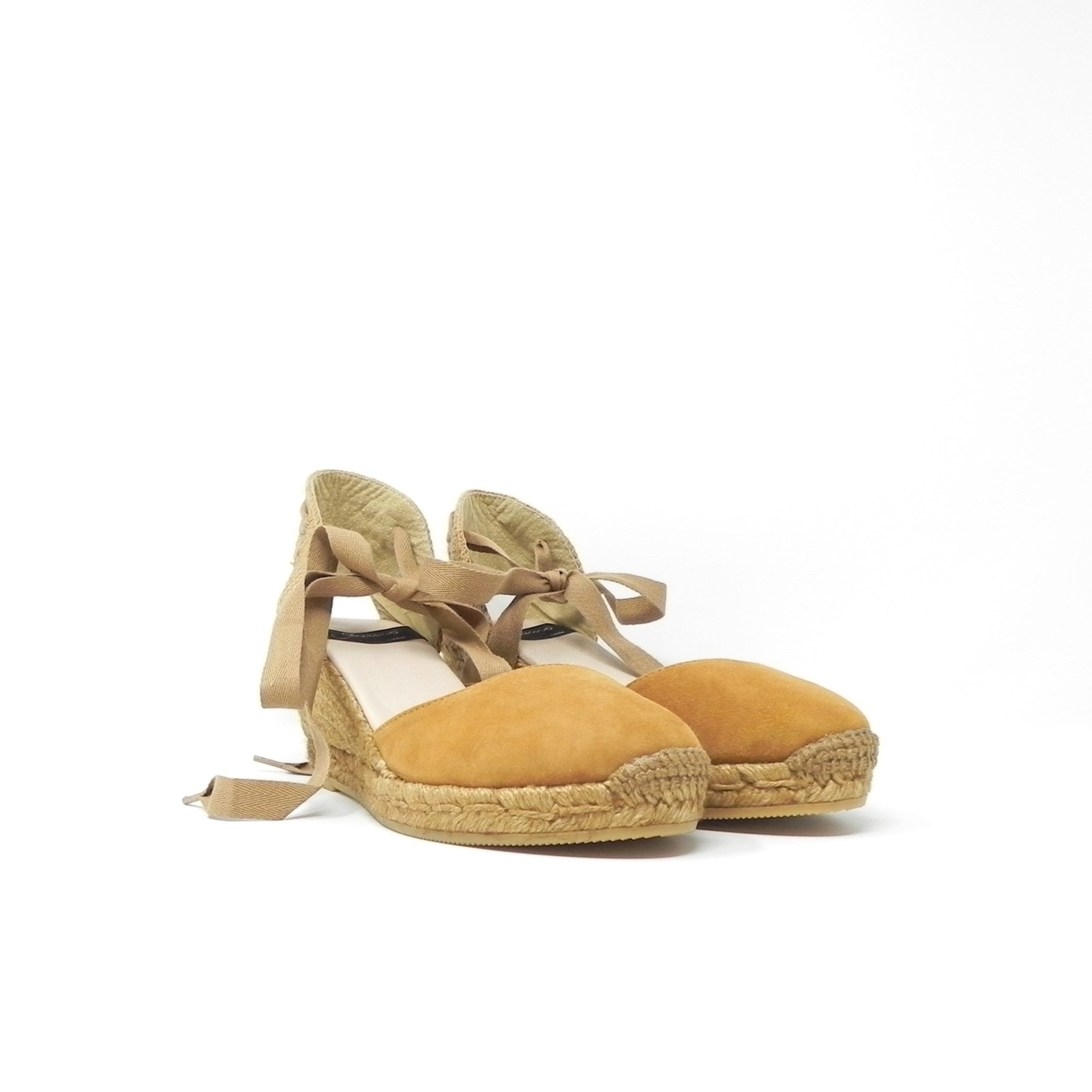 GAIMO - Espadrillas in pelle con zeppa