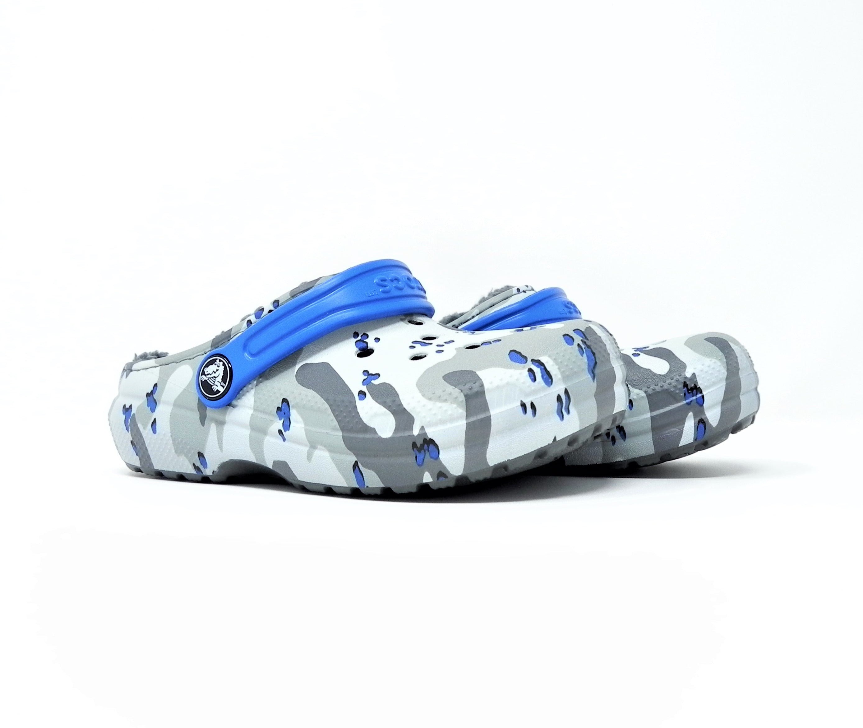 CROCS  - Sandali Classic lined camo clog con pelo