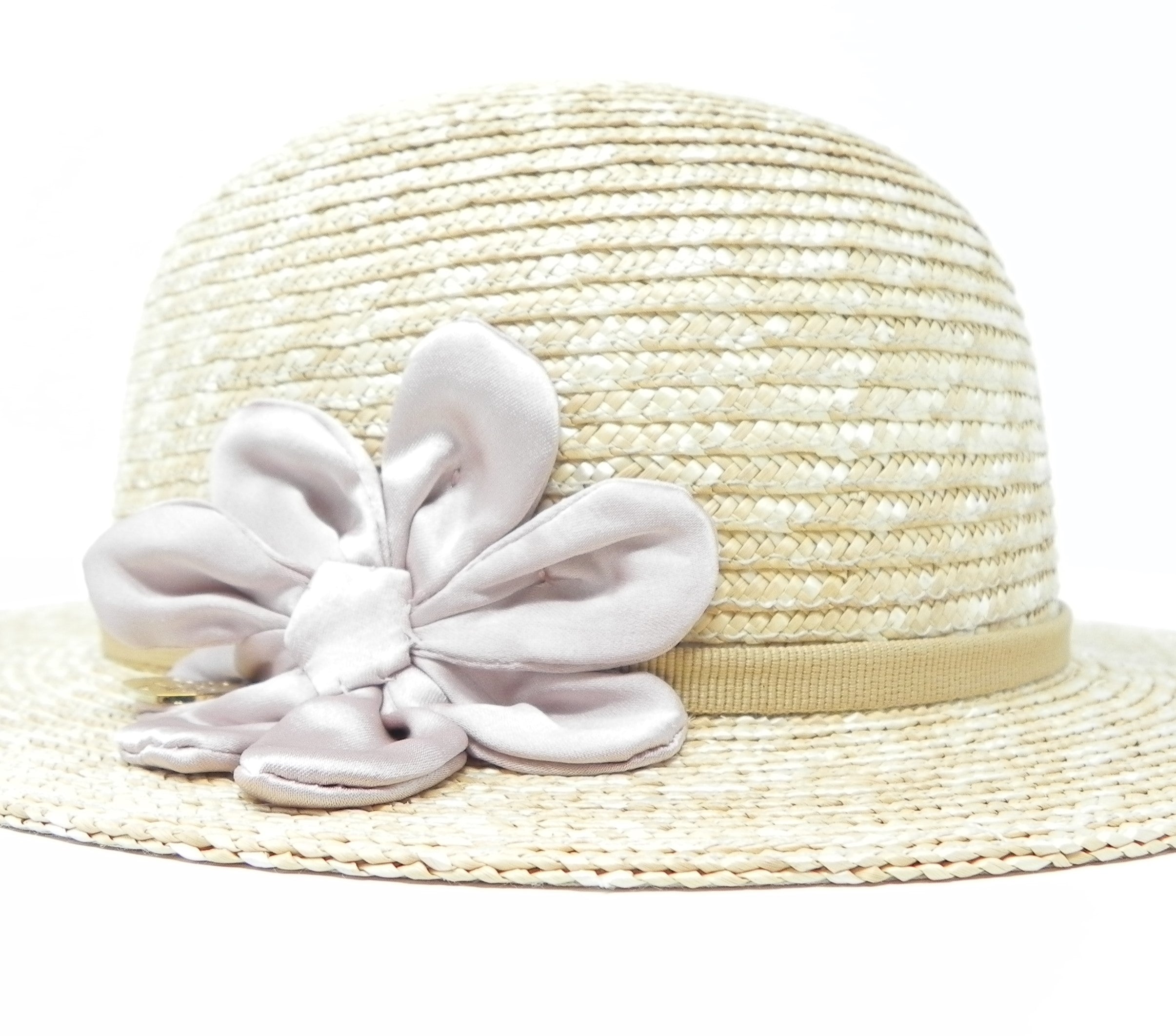 CAPOCUBO - Cappello in paglia con fiore in maglina