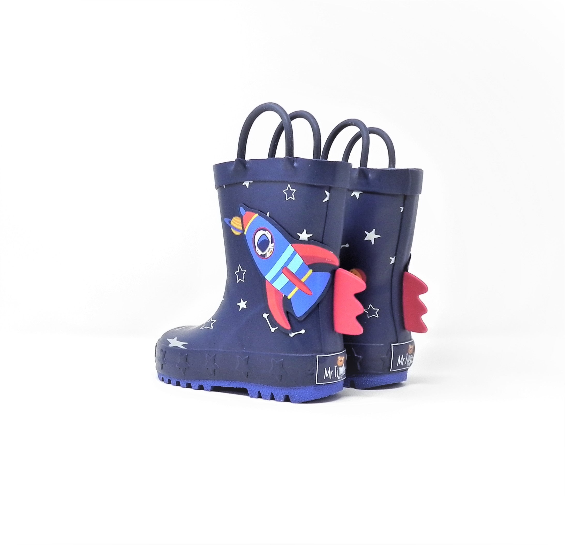 MR TIGGLE - Stivaletti Gomma Razzo blu