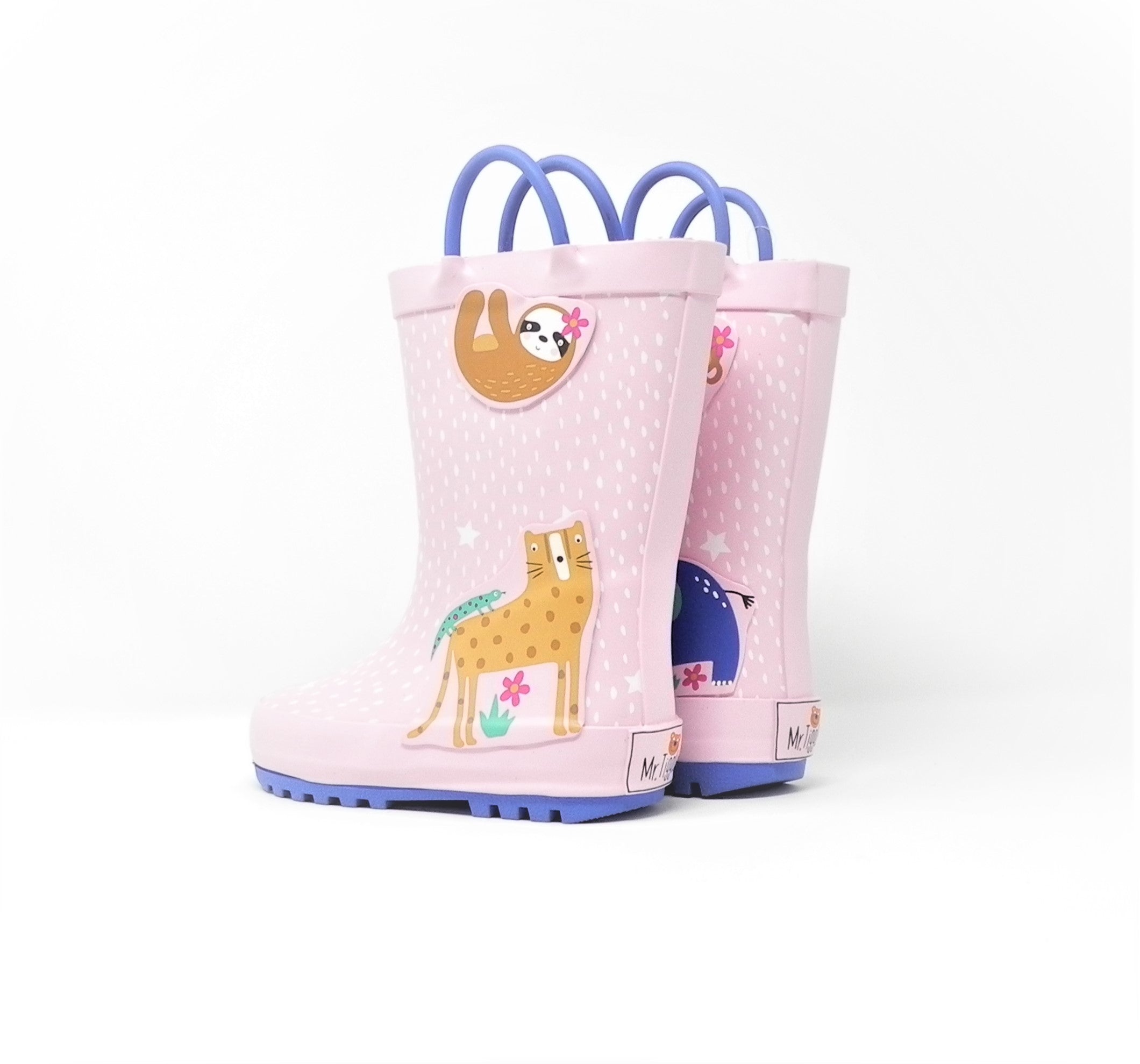MR TIGGLE - Stivaletti Gomma Animali Rosa
