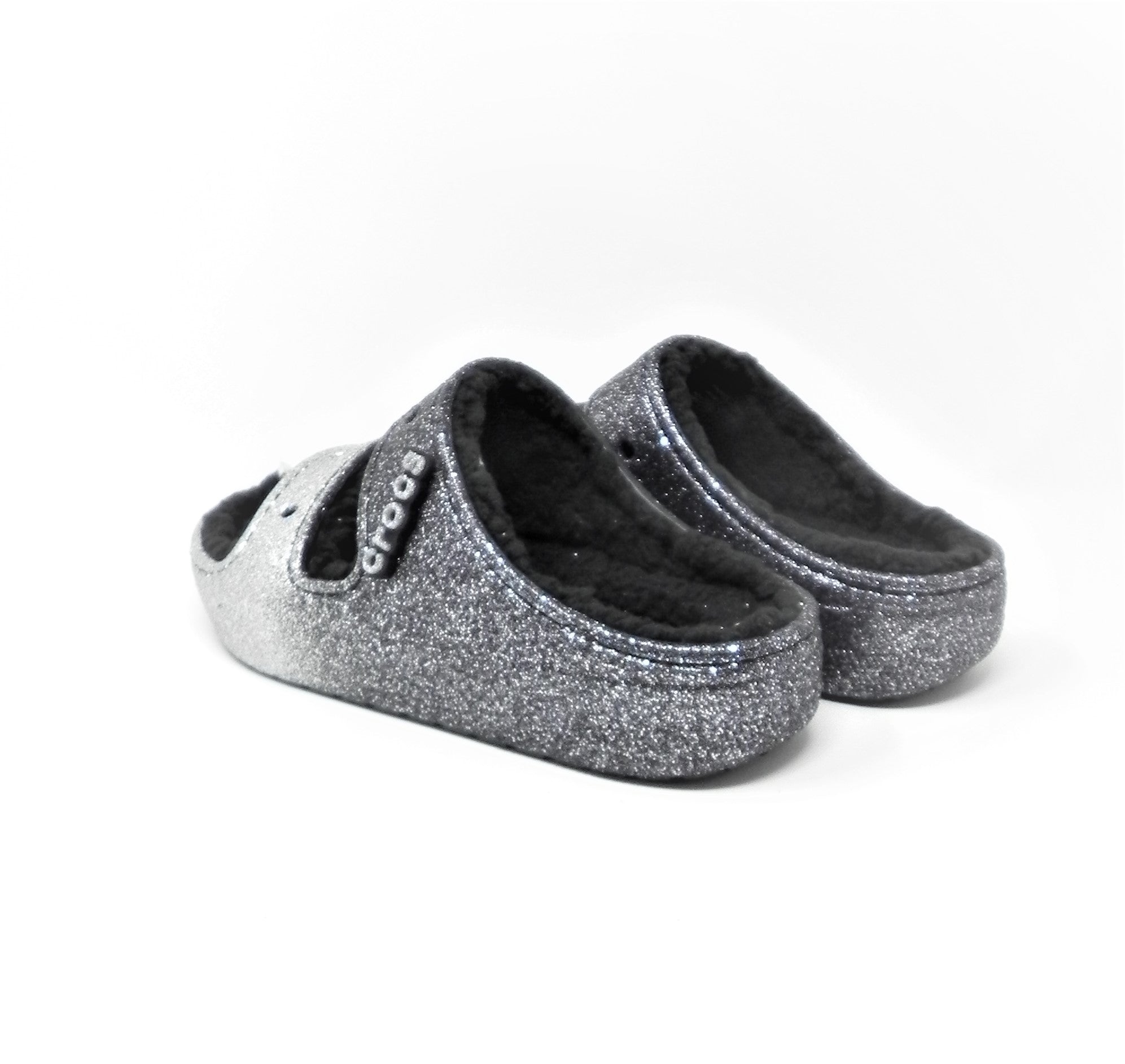 CROCS - Classic Cozzzy Glitter Sandal W con pelo