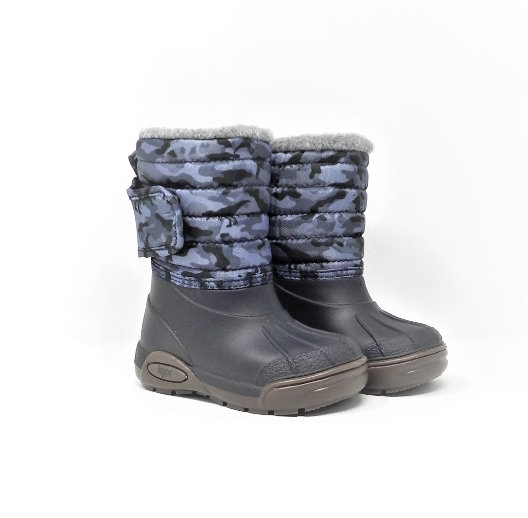 IGOR - Stivaletti con pelo Topo Ski Camo