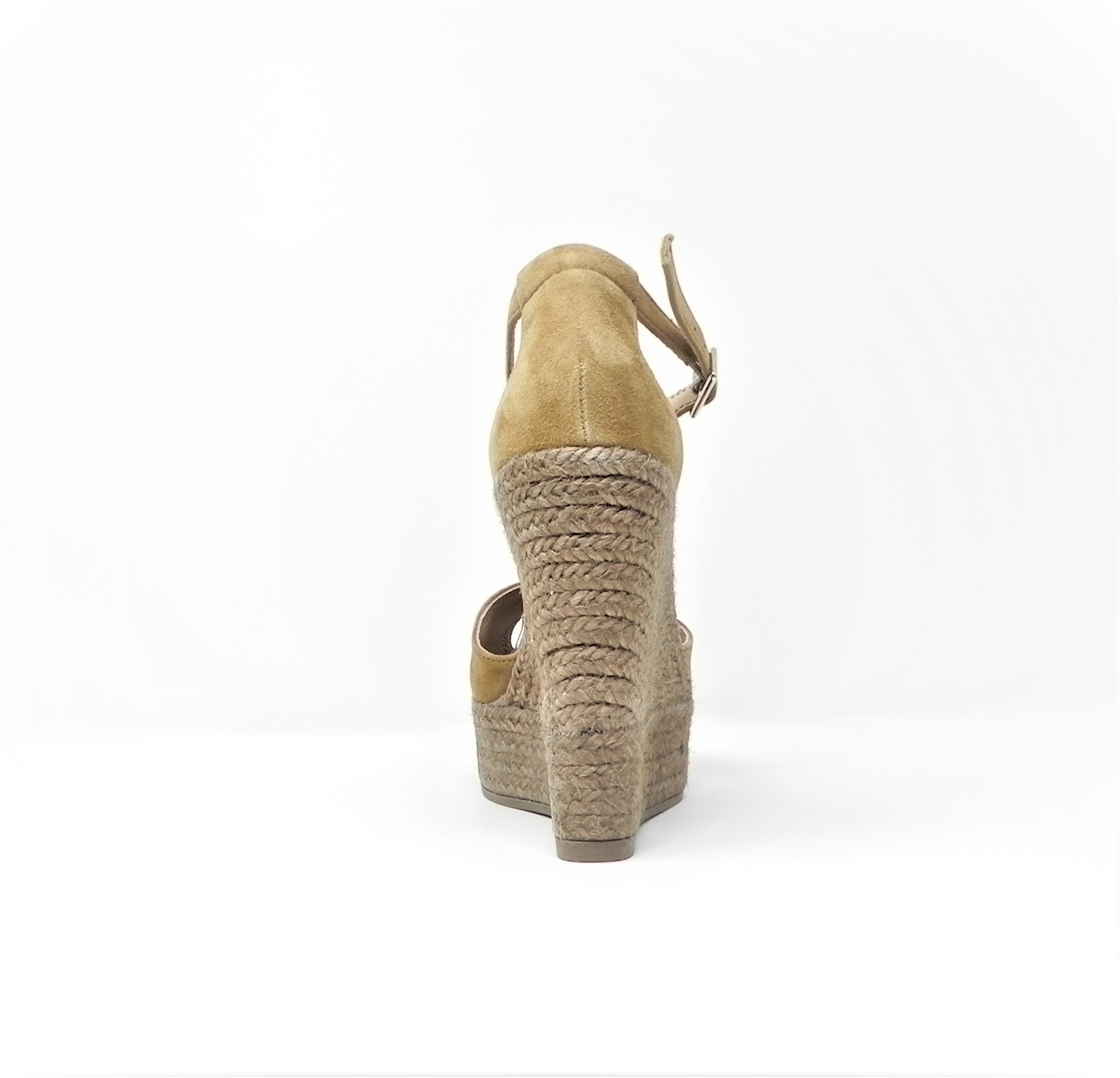 GAIMO - Espadrillas in pelle con zeppa alta