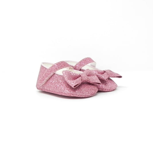 BABY CHICK - Ballerine Culla in pelle e glitter