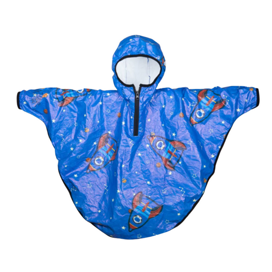 MR TIGGLE - Poncho Razzo Blu