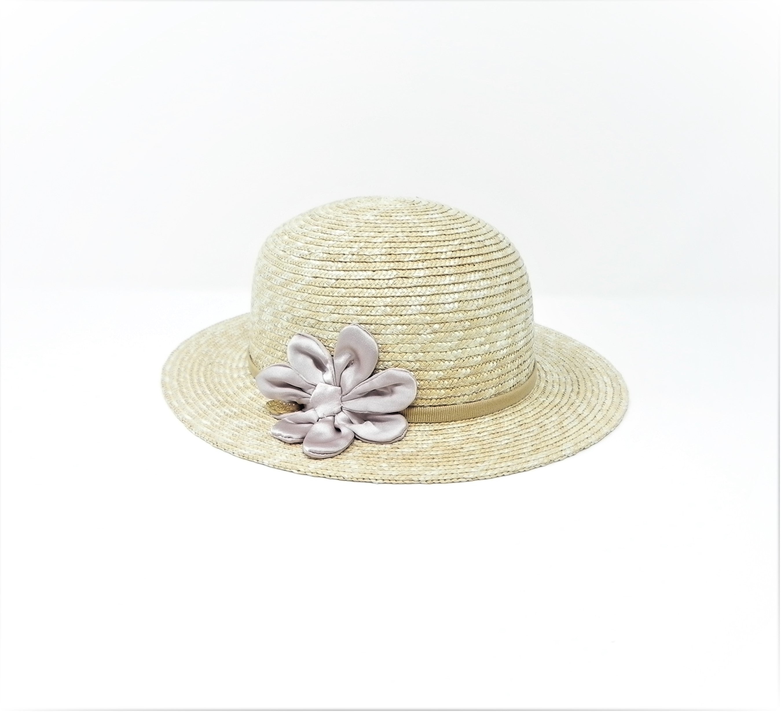 CAPOCUBO - Cappello in paglia con fiore in maglina